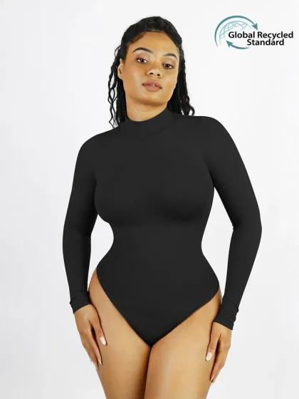 Body Sculptant Femme Col Montant