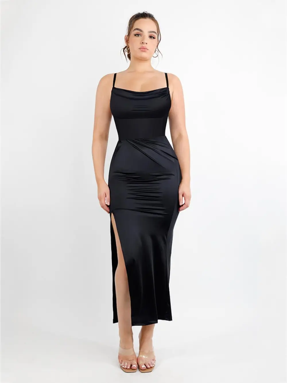 Ensemble Corset Sculptant Jupe Plissée